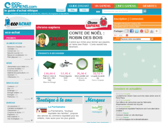 eco-sapiens.com website preview