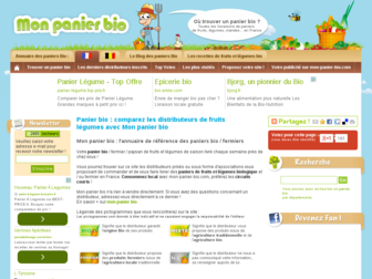 mon-panier-bio.com website preview