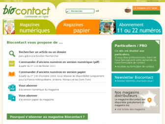 biocontact.fr website preview