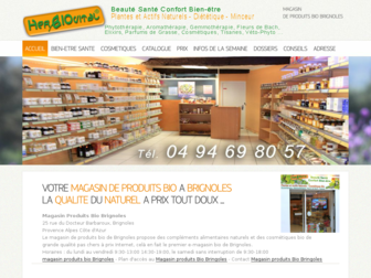 magasin-produits-bio-brignoles.com website preview