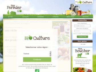 mon-fermier-bio-paris.fr website preview
