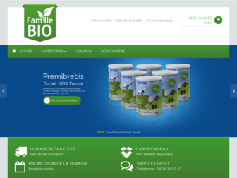 famillebio.com website preview