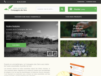 compagnie-des-sens.fr website preview