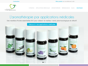 aromatherapeutics.fr website preview