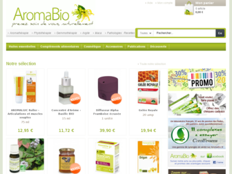 aromabio.fr website preview