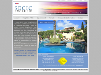 secicexclusif.fr website preview