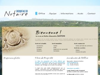 santoni-bonifacio.notaires.fr website preview