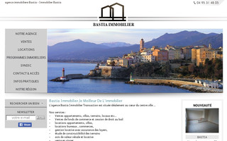 bastiaimmobilier.fr website preview