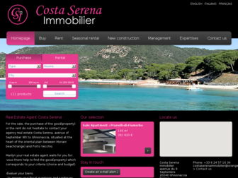 costaserena.fr website preview