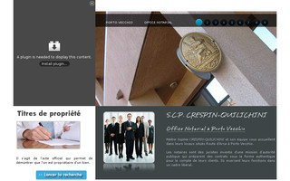 crespin.notaires.fr website preview