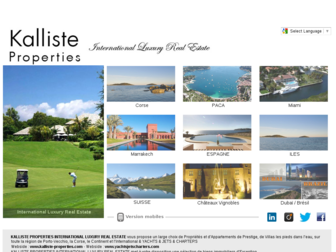 kalliste-properties.com website preview
