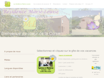 residencemarielouise.com website preview