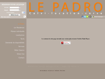 calvi-location-corse.fr website preview