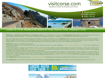 visitcorse.com website preview