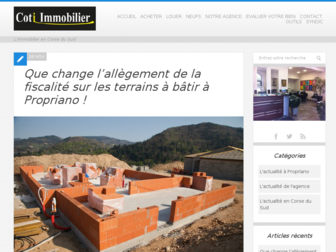 blog.cotiimmobilier.com website preview