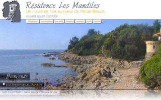 lesmandiles.com website preview