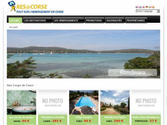 reservation-location-corse.com website preview