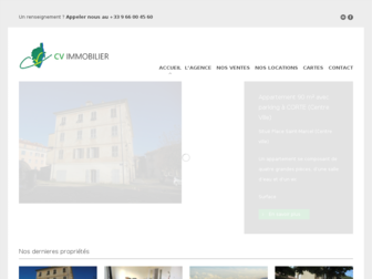 cvimmobilier.com website preview