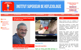 isreflexologie.org website preview