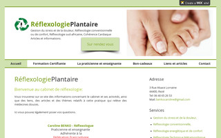 carolinebenko-reflexologie.com website preview