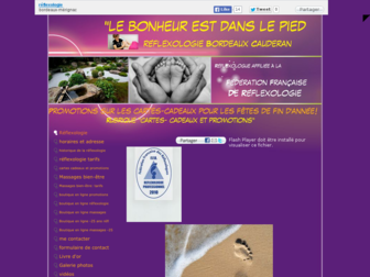 lebonheurestdanslepied33.fr website preview
