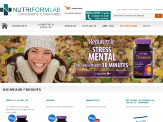 nutriformlab.net website preview