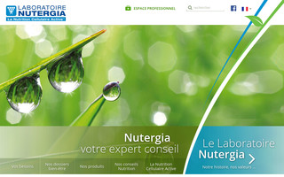 nutergia.com website preview