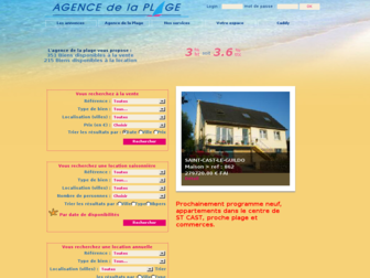 agencedelaplage.fr website preview