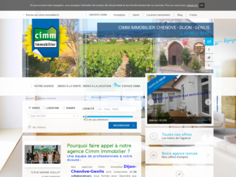 chenove.cimm-immobilier.fr website preview