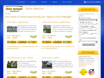 doris-metzger-immobilier.fr website preview
