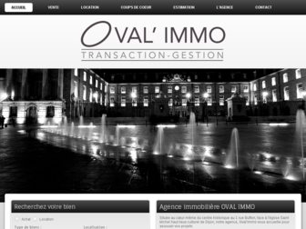 oval-immobilier.com website preview