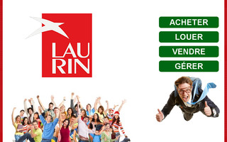 laurin-immobilier.com website preview