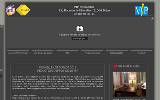 vip-immobilier.net website preview