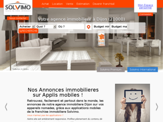 immobilier-dijon.solvimo.com website preview