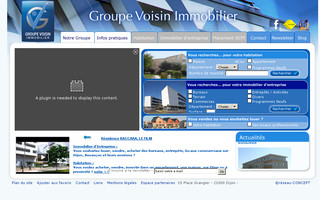 groupe-voisin.com website preview