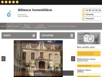 alliance-immobiliere-dijon.fr website preview