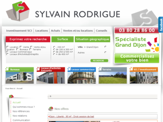 sylvainrodrigue.fr website preview