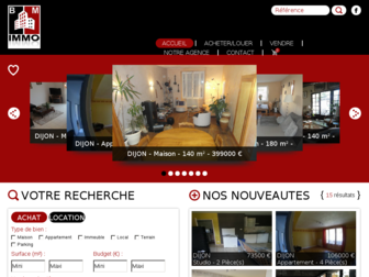 bmimmobilier.com website preview