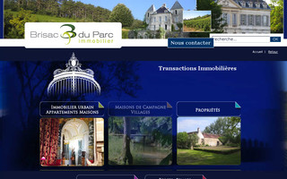 brisacduparc.fr website preview
