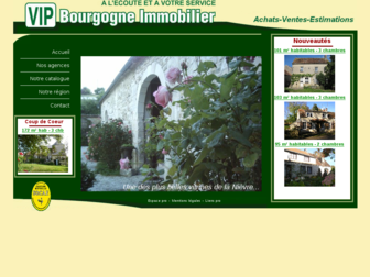 vip-bourgogne-immobilier.com website preview
