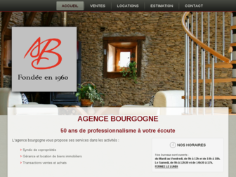 agencebourgogne.fr website preview