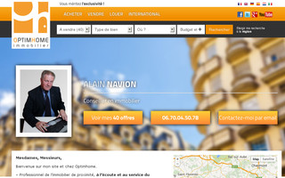navion.optimhome.com website preview