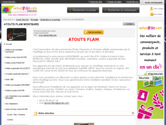 atouts-flam.com website preview