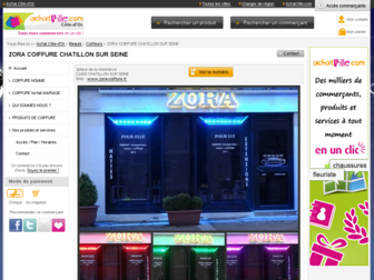 zora-coiffure.fr website preview