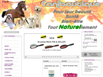 cani-boutique.com website preview