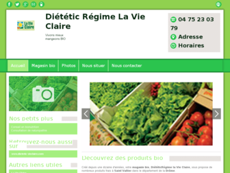 dietetic-regime-drome.fr website preview