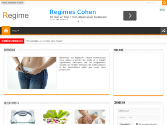 regime.fr website preview