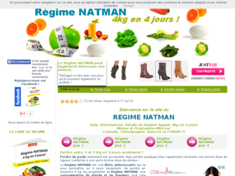 regimenatman.fr website preview