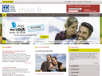 msa.fr website preview