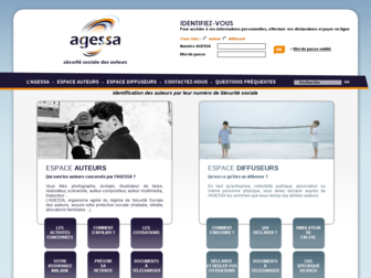 agessa.org website preview